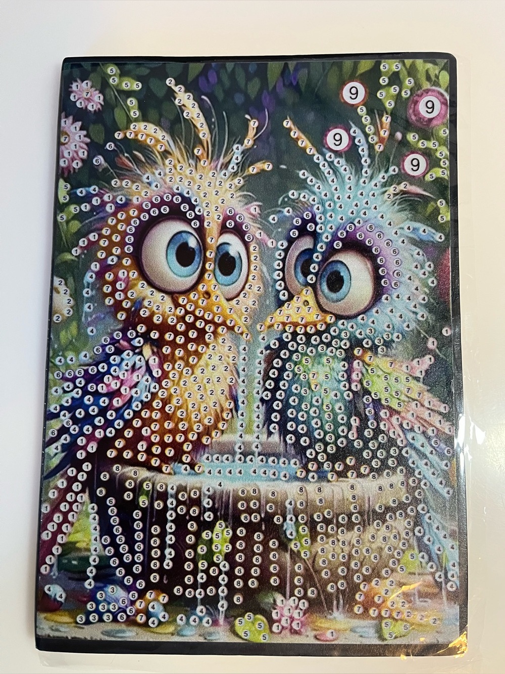 #J-19 Colorful Birds Diamond Art Journal Kit